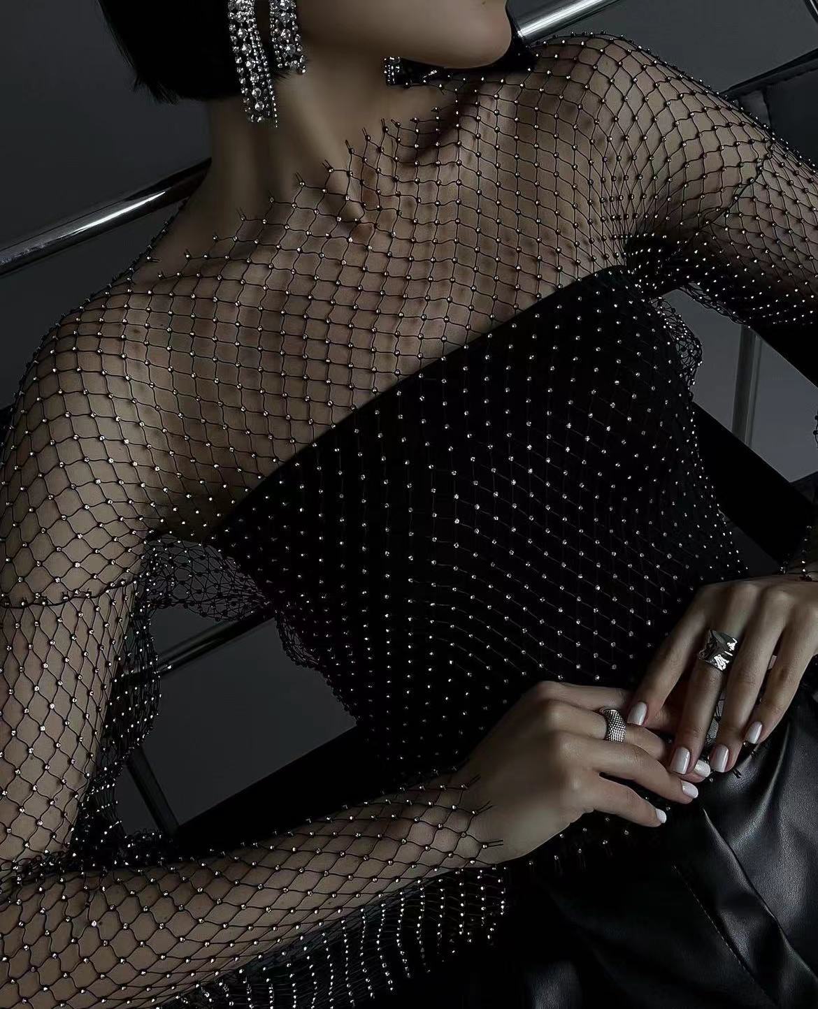 Stilla | Maska Top med strass