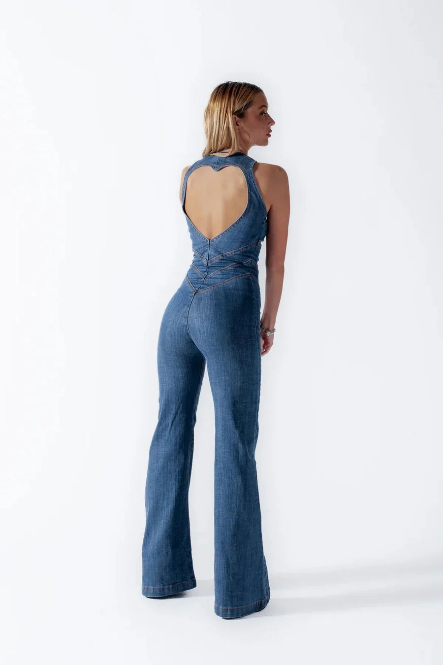 Stilla | Denim Buksedragt Med Stil