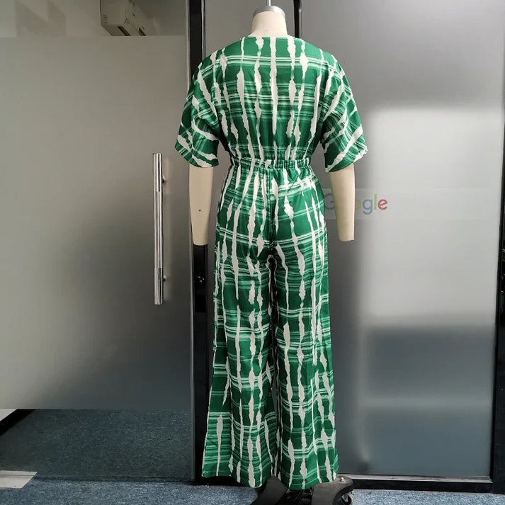 Stilla | Jumpsuit Med V-hals Til Kvinder