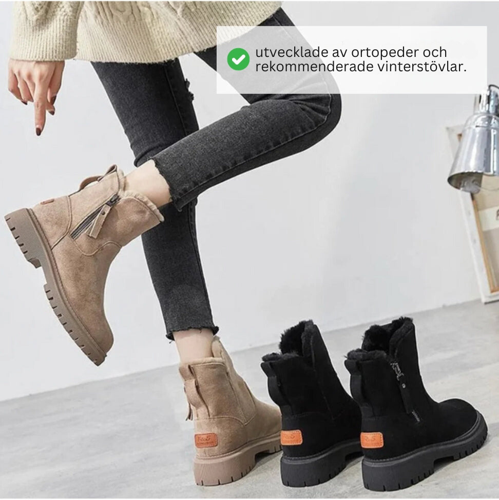 Stilla | Fodrede Støvler Suede