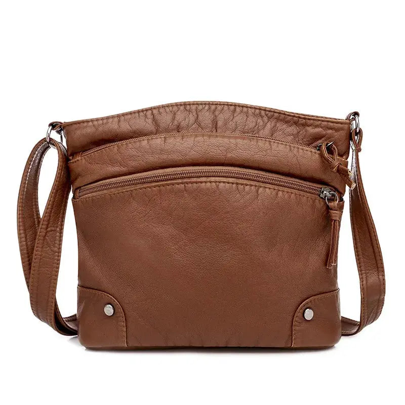 Stilla | Retro Charm Blød Læder Ant Tyver Messenger Bag