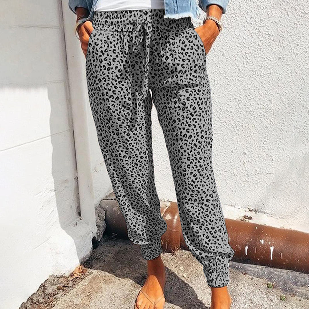 Stilla | Leopardprint Mode Bukser