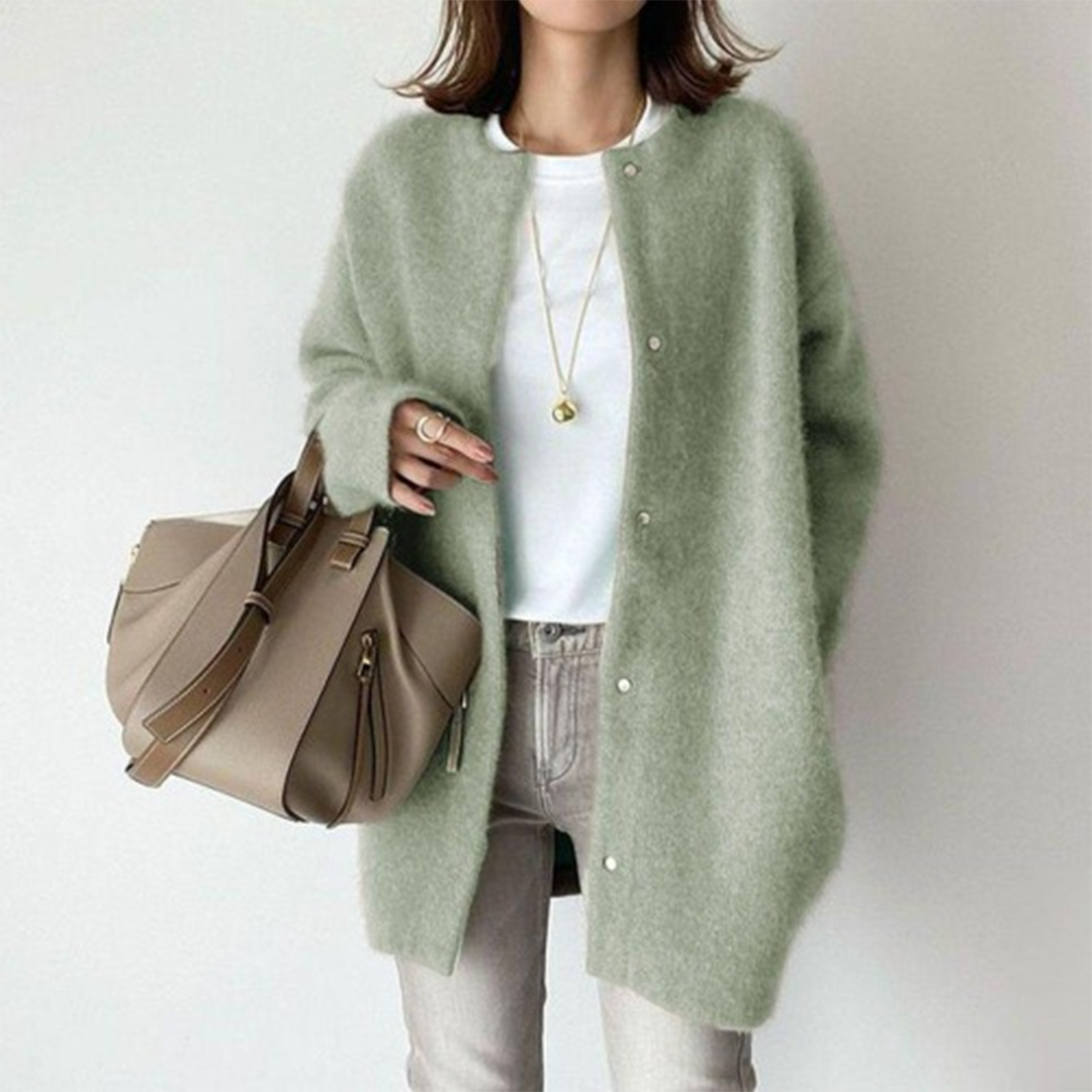 Stilla | Bequemer Strickjacke Aus Weicher Kaschmirwolle