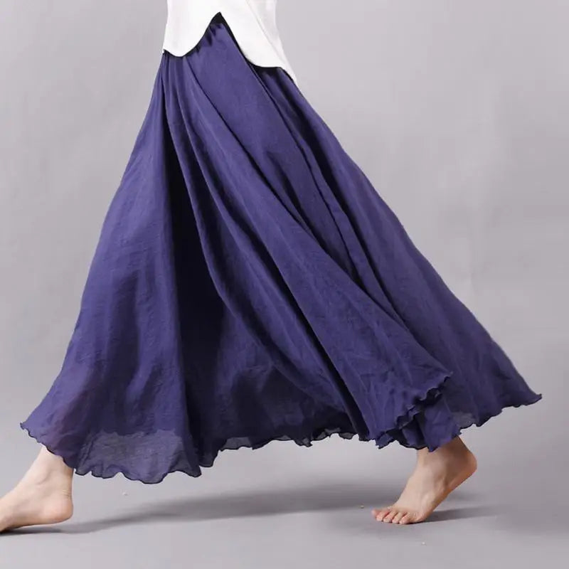 Stilla | Luftig maxi-nederdel til et afslappet look
