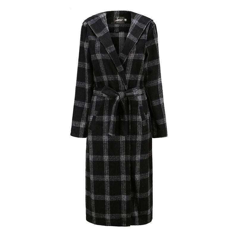 Stilla | Elegance Møder Den Lange Trenchcoat Med Hætte