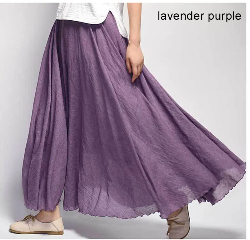 Stilla | Luftig maxi-nederdel til et afslappet look