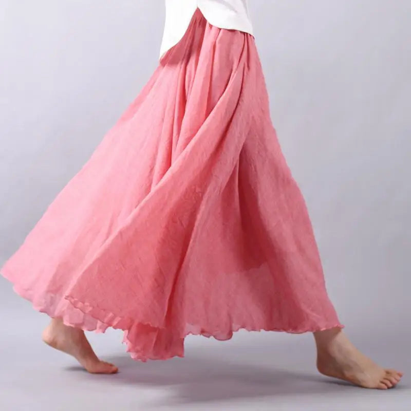 Stilla | Luftig maxi-nederdel til et afslappet look