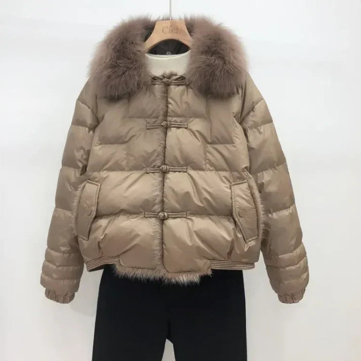 Stilla | Puff Coat Rosenrød