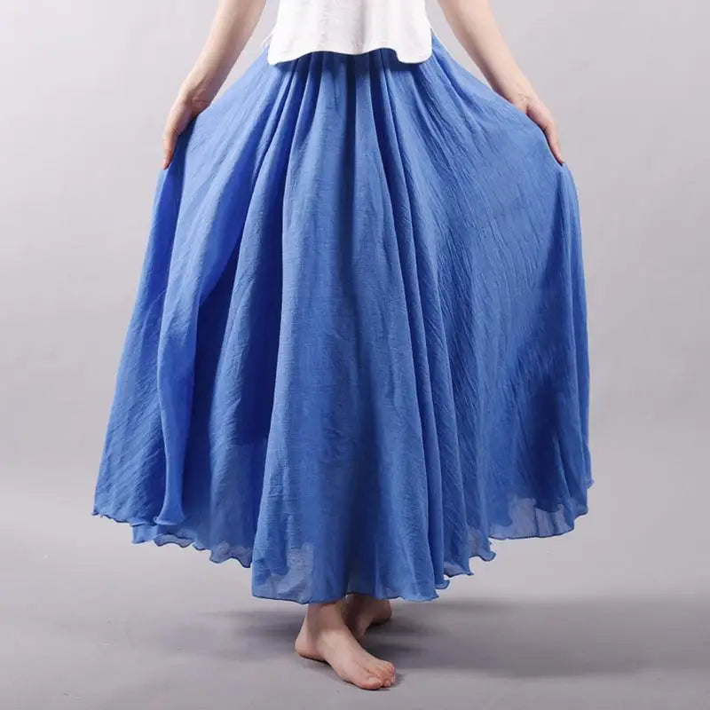 Stilla | Luftig maxi-nederdel til et afslappet look