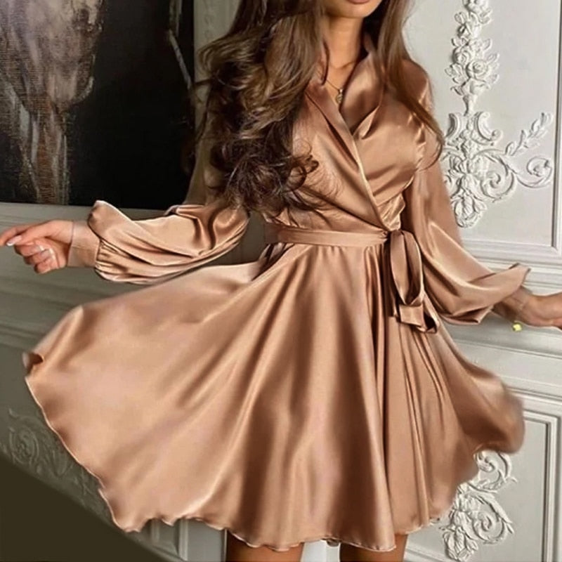 Stilla | Sascha | Chic satin kjole