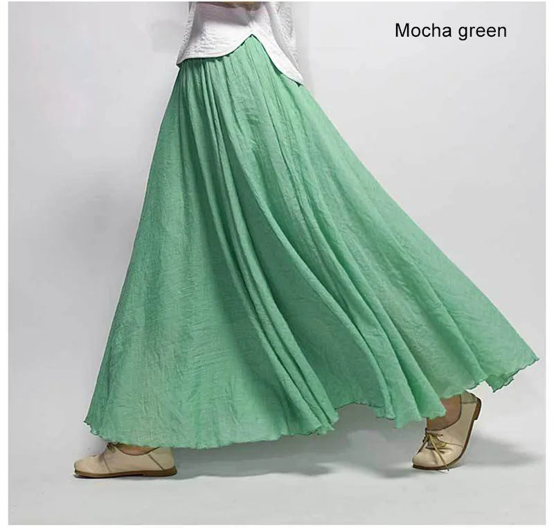 Stilla | Luftig maxi-nederdel til et afslappet look