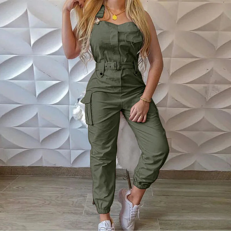 Stilla | Jumpsuit Cargo Overall Med Bælte