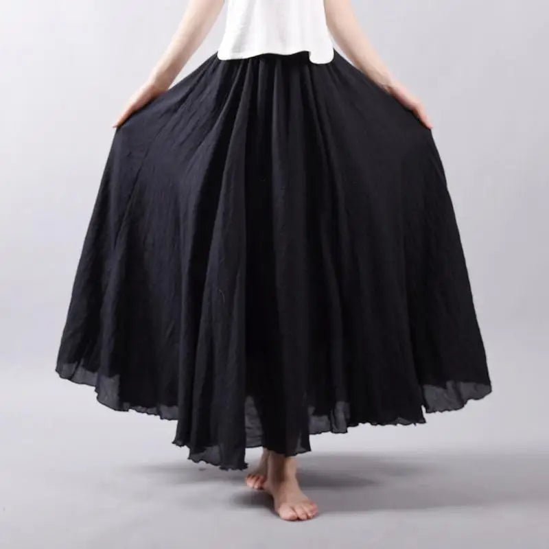 Stilla | Luftig maxi-nederdel til et afslappet look