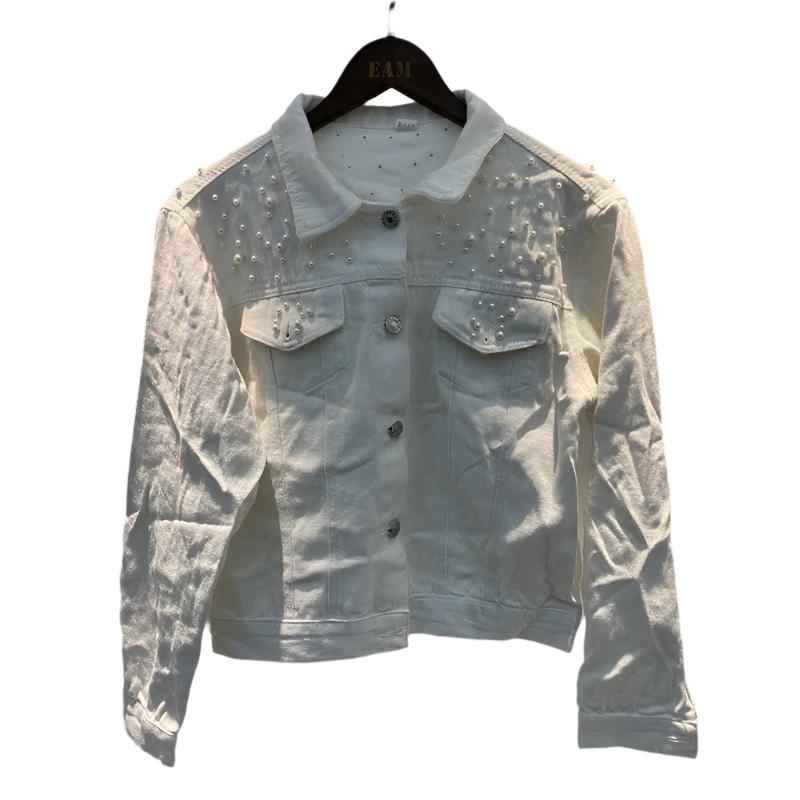 Stilla | Favorit Denim Med Elegant Perleudsmykning