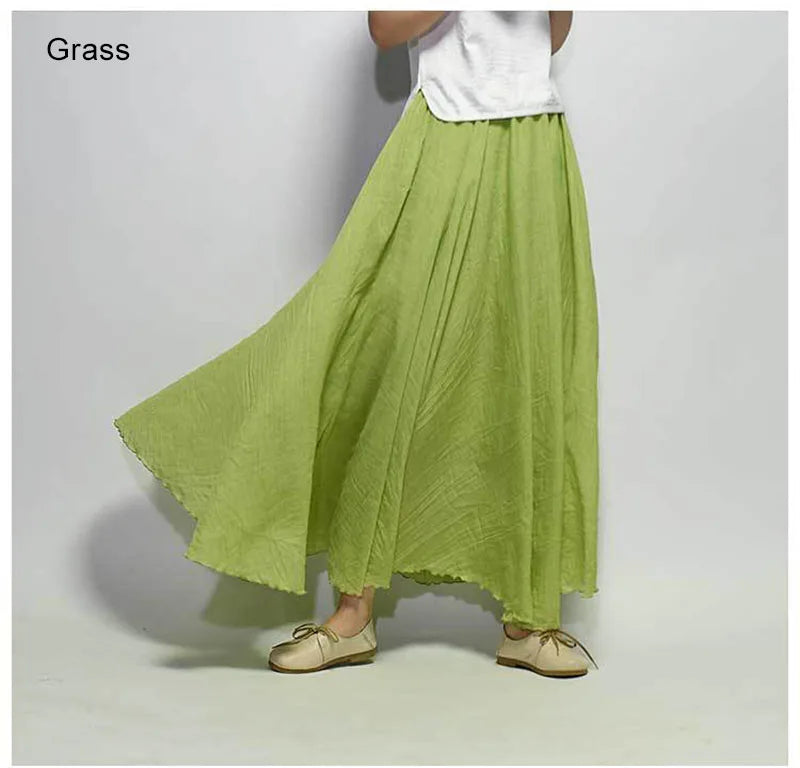 Stilla | Luftig maxi-nederdel til et afslappet look