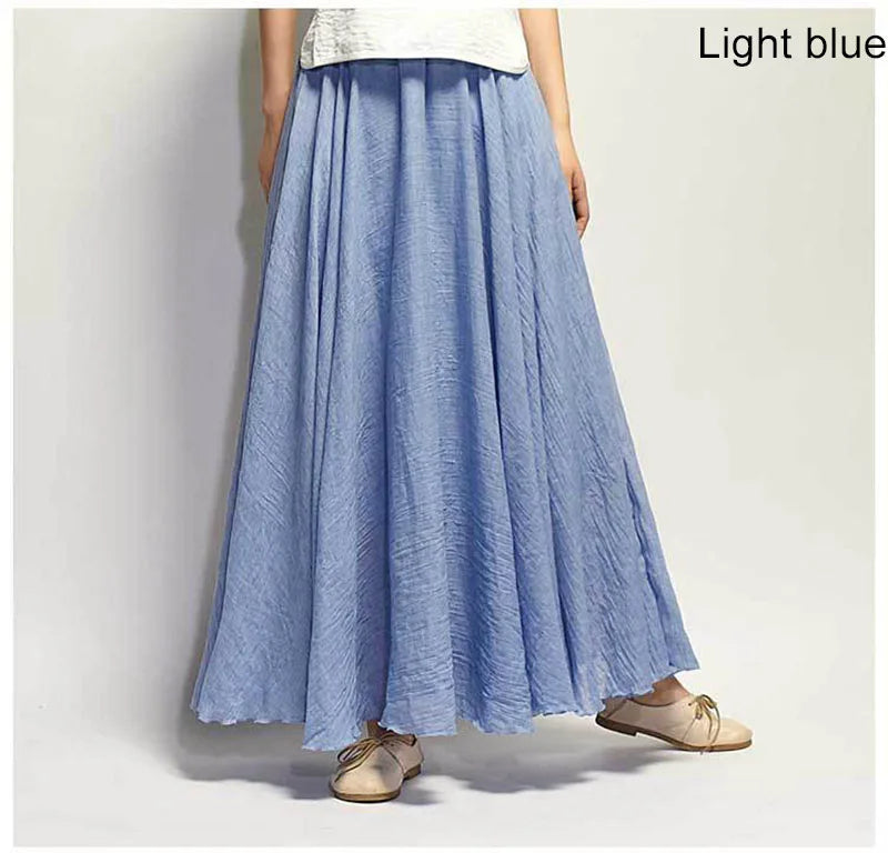 Stilla | Luftig maxi-nederdel til et afslappet look