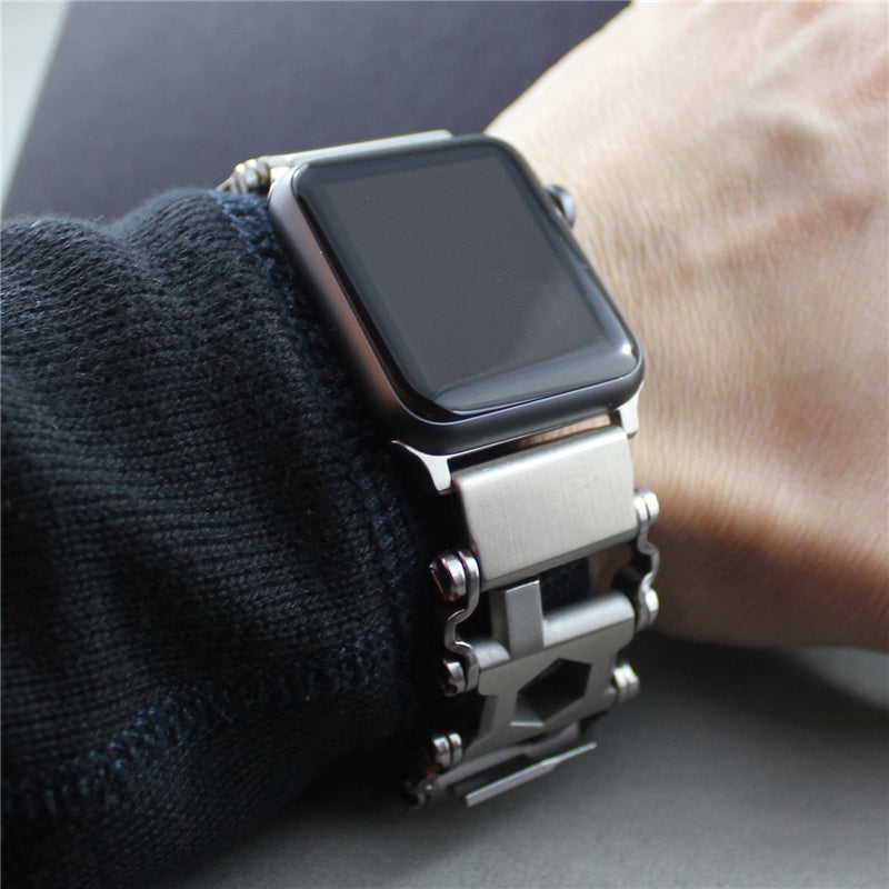 Stilla | Steel 4 i 1 Apple Watch Band