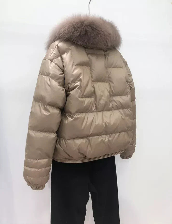 Stilla | Puff Coat Rosenrød