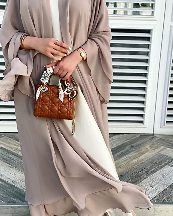 Stilla | Åben Amina Abaya Med Hijab