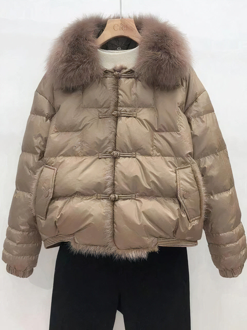Stilla | Årgang Puffer Coat Til Kvinder