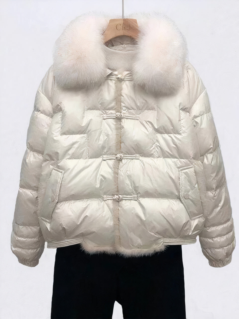 Stilla | Årgang Puffer Coat Til Kvinder