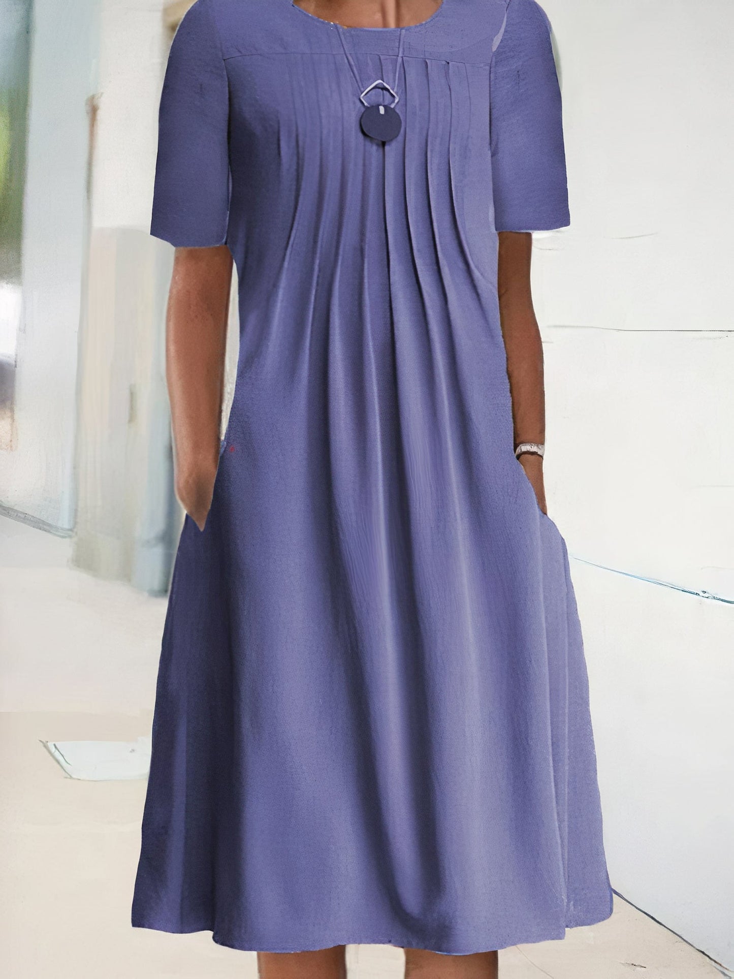 Stilla | Elegant Casual Party Midi Kjole