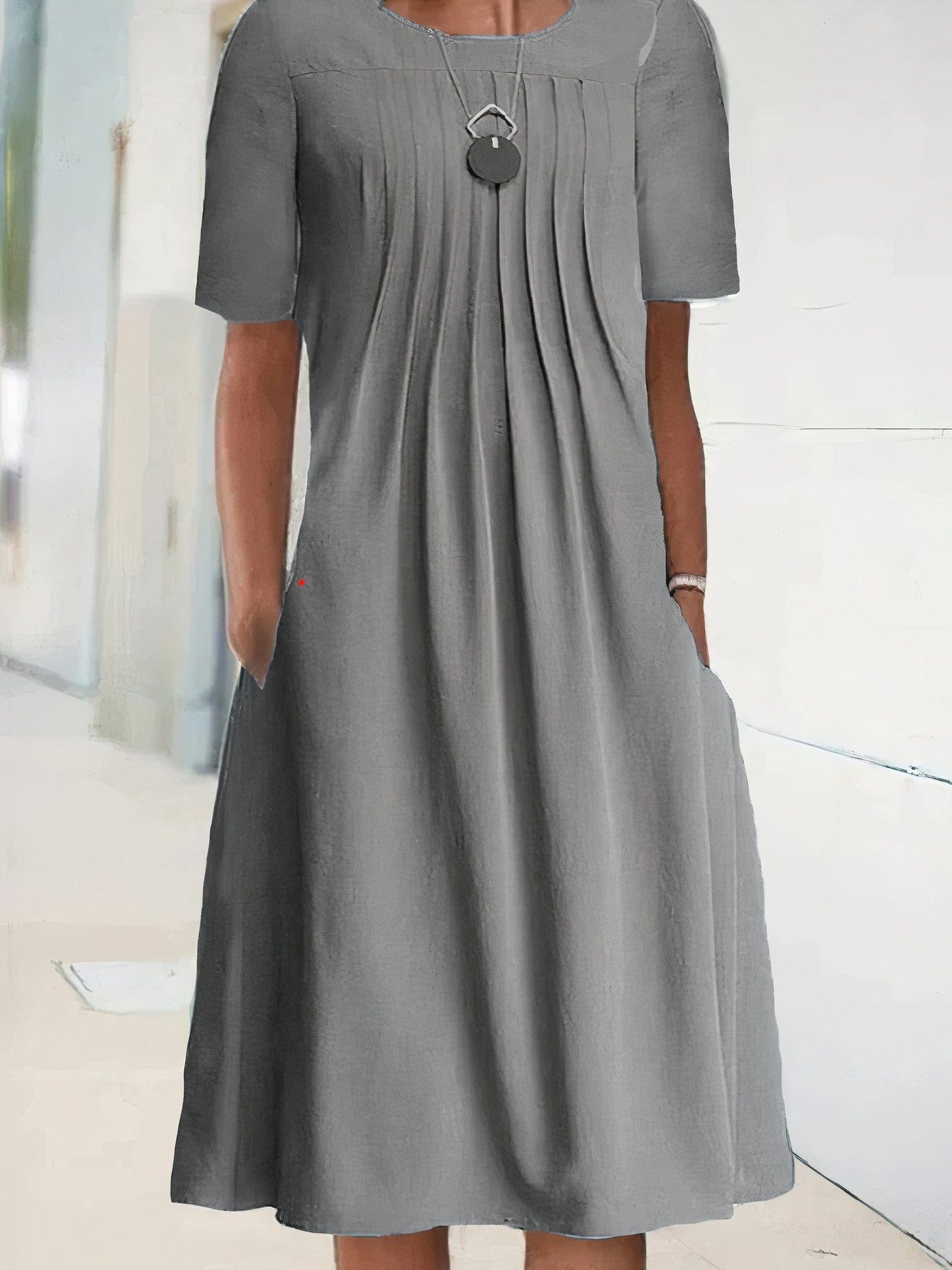 Stilla | Elegant Casual Party Midi Kjole