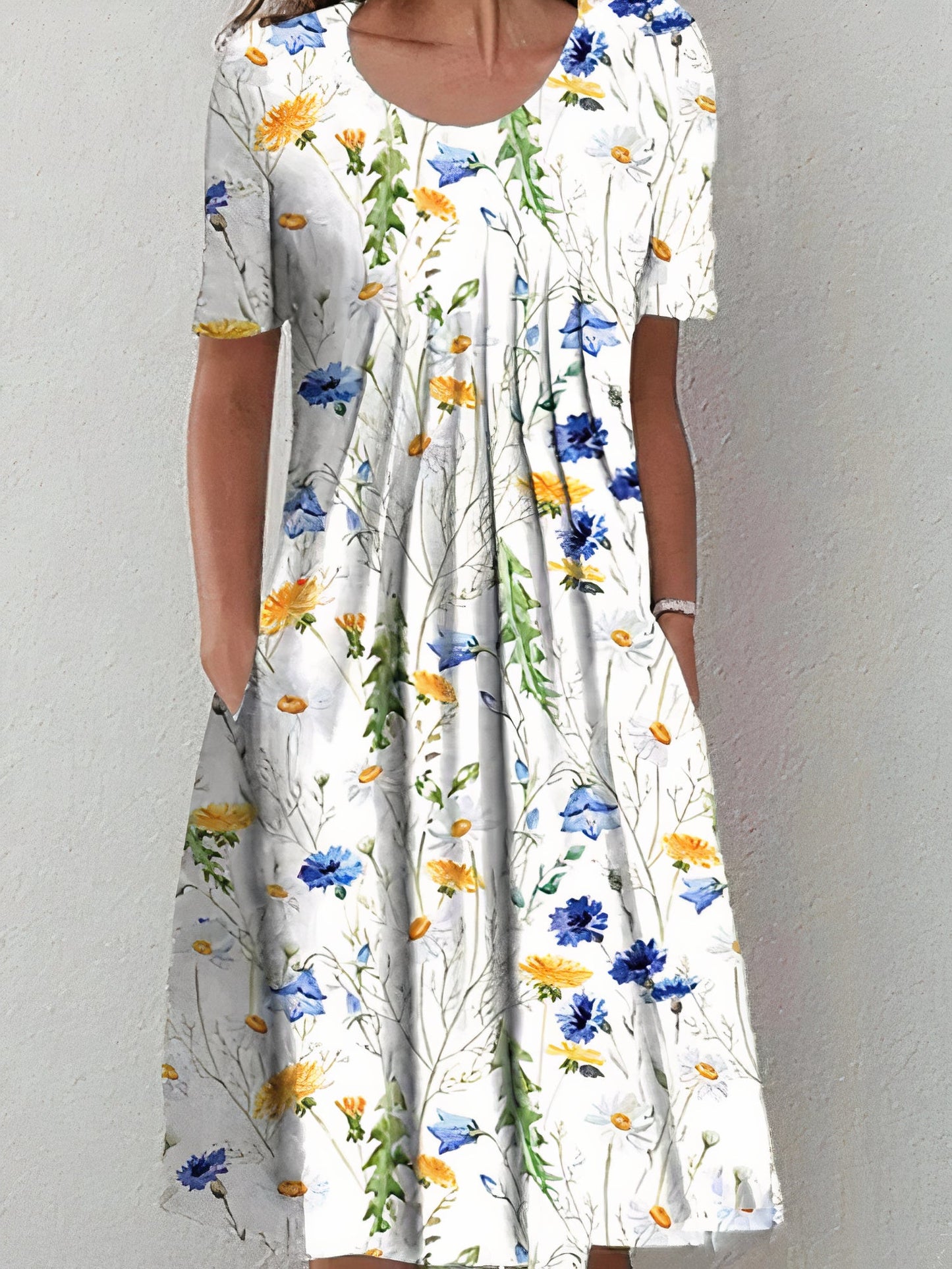 Stilla | Elegant Casual Party Midi Kjole