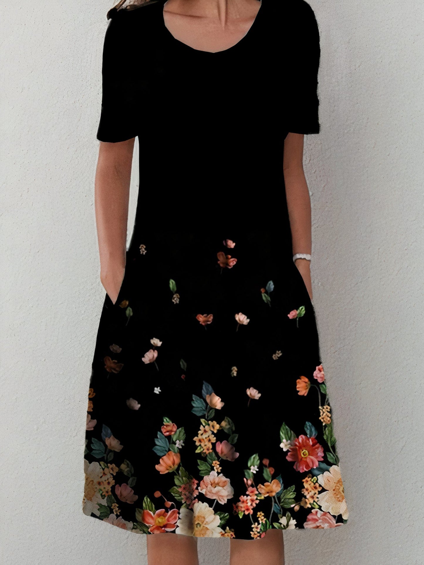 Stilla | Elegant Casual Party Midi Kjole