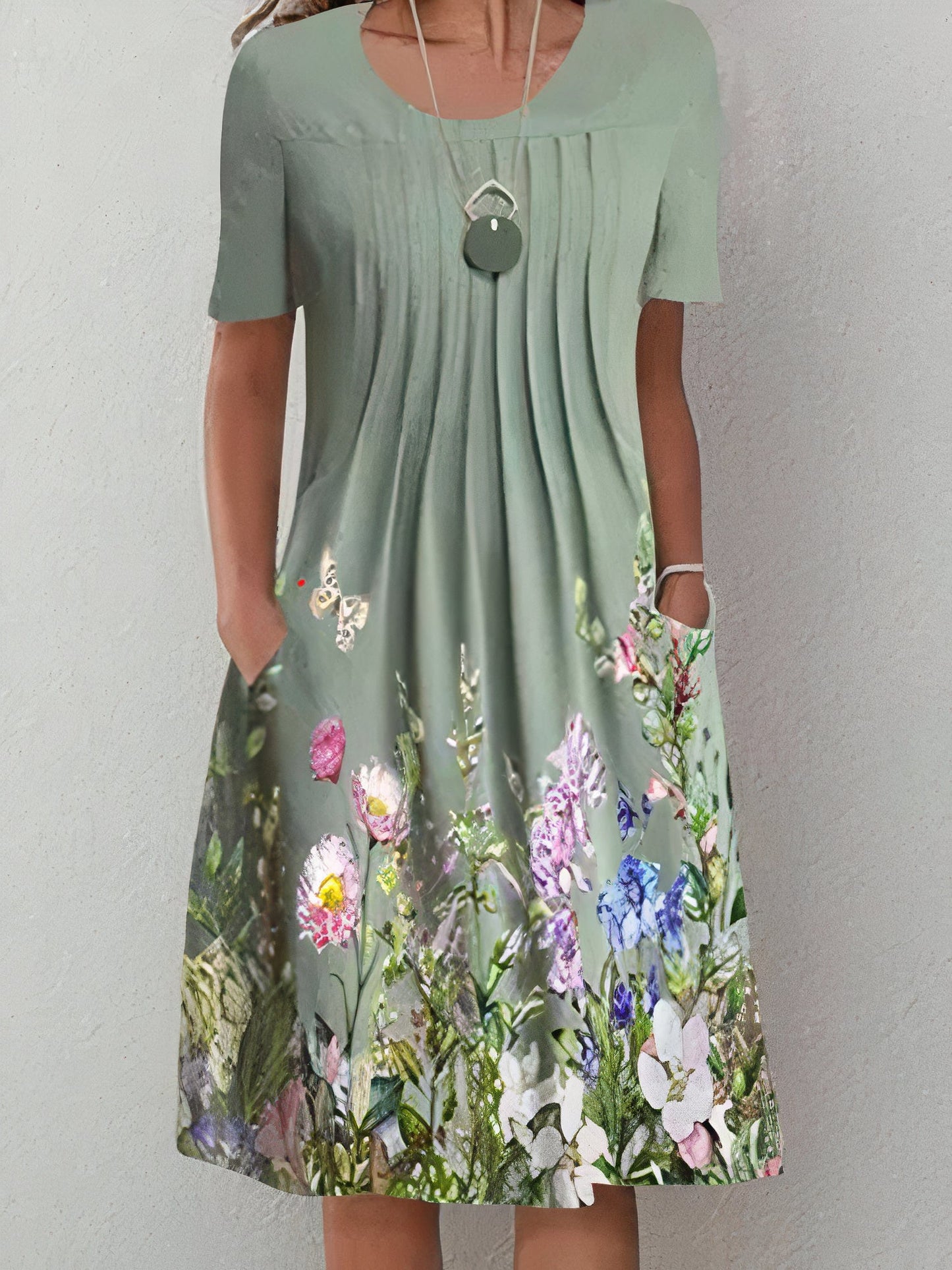 Stilla | Elegant Casual Party Midi Kjole