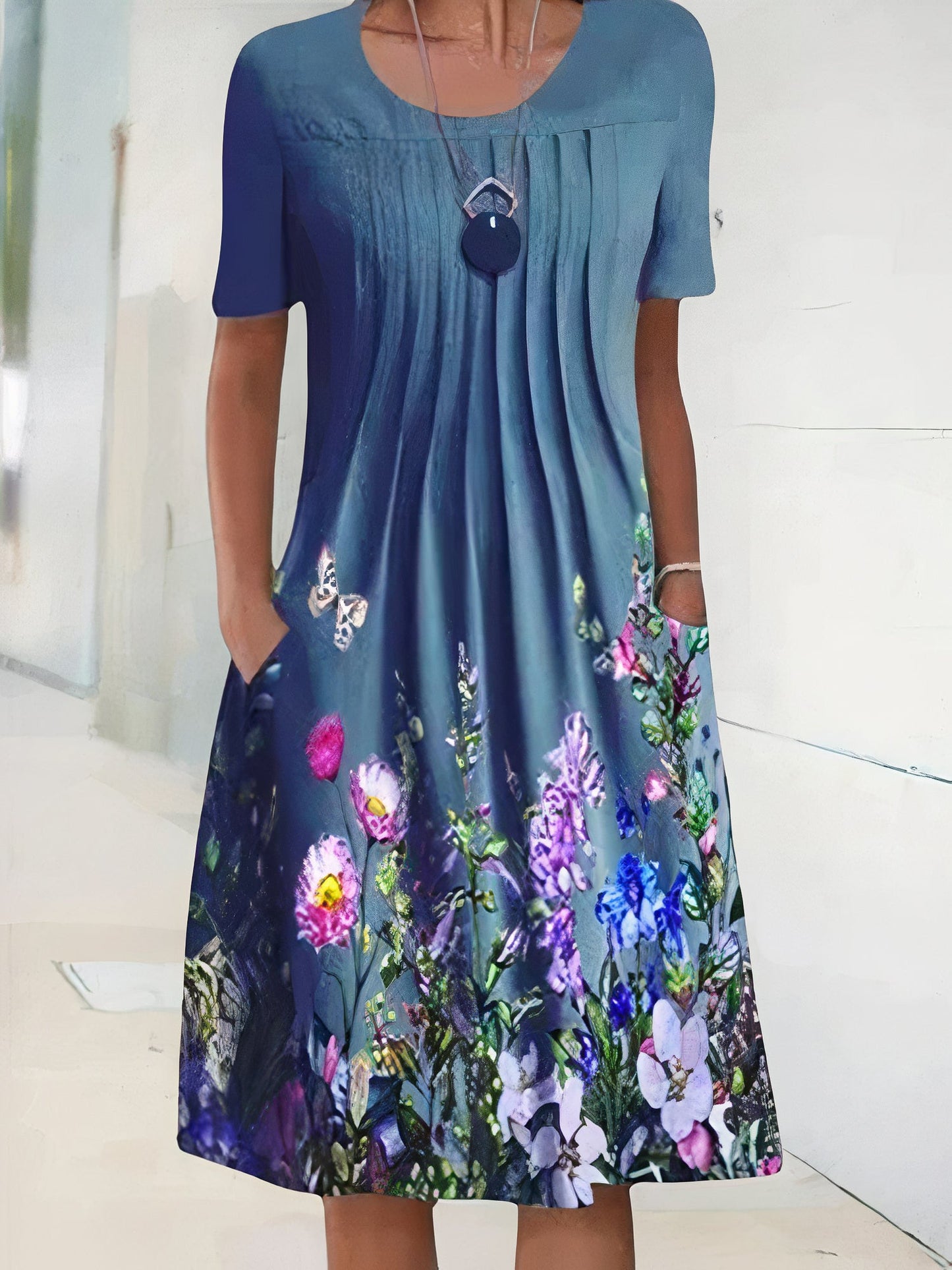 Stilla | Elegant Casual Party Midi Kjole