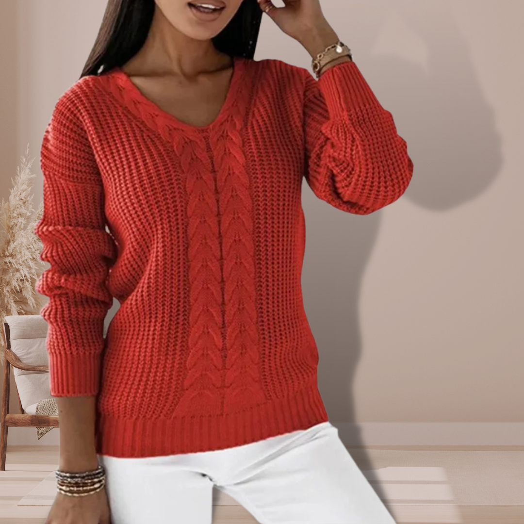 Stilla | Pullover i fleece-strik