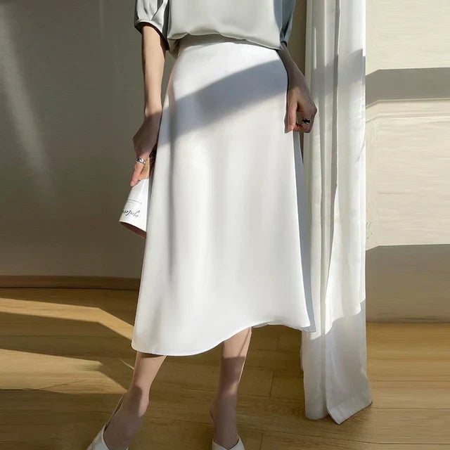 Stilla | Mode Nederdele Silke Satin