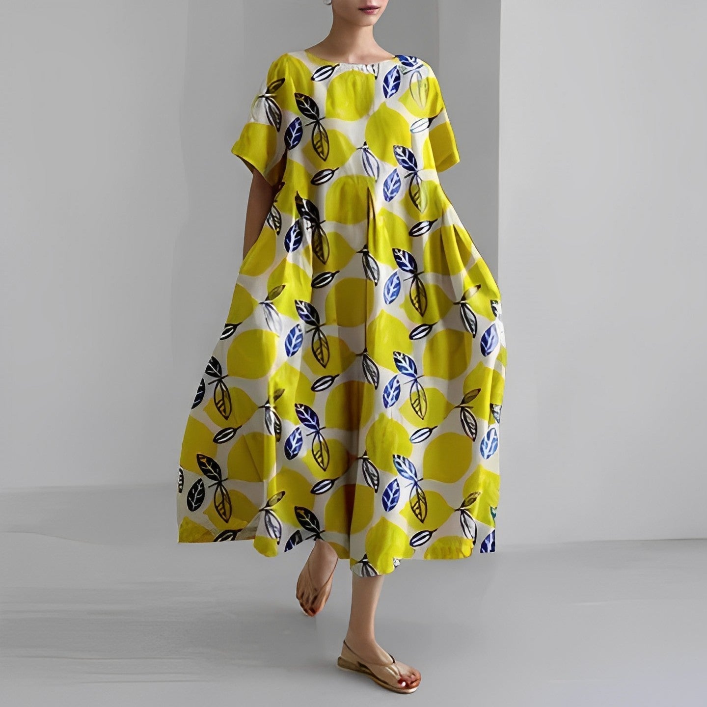 Stilla | Damekjole Blomster Boho Stil