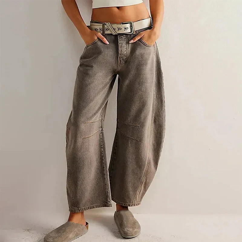 Stilla | Løstsiddende Denimbukser