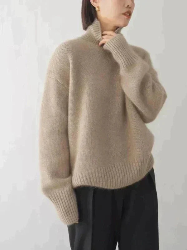 Stilla | Rullekravesweater Kashmir til Kvinder