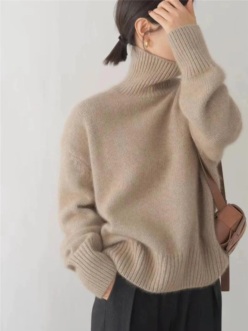 Stilla | Blød Cashmere-Trøje Med Rullekrave til Kvinder