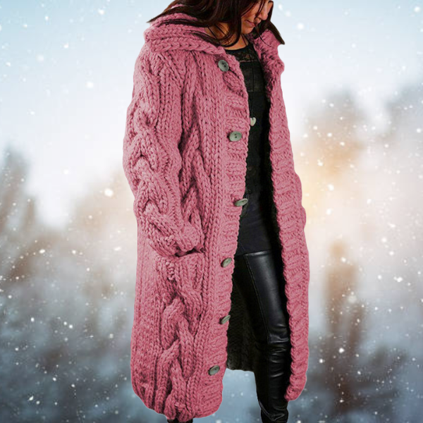 Stilla | Lang Strik Cardigan