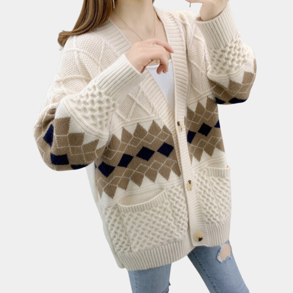 Stilla | Elegant Strikket Cardigan Til Damer