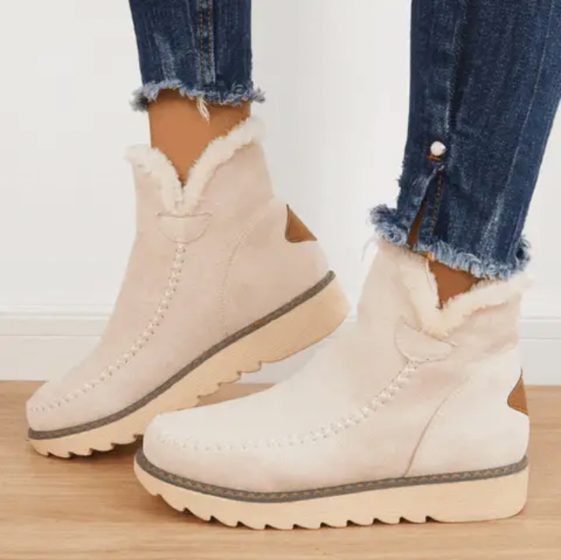 Stilla | ️fur Boots Blødt Syntetisk Læder