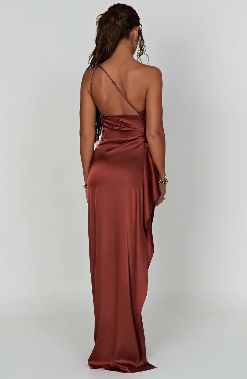 Stilla | Ensidig Maxi Dress