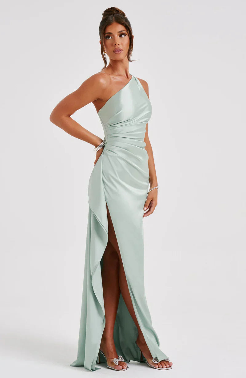 Stilla | Ensidig Maxi Dress