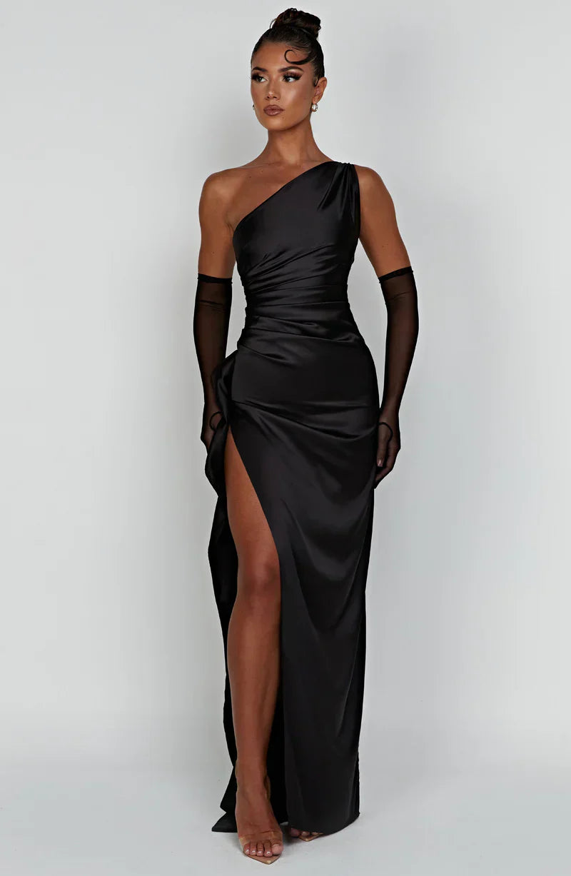 Stilla | Ensidig Maxi Dress