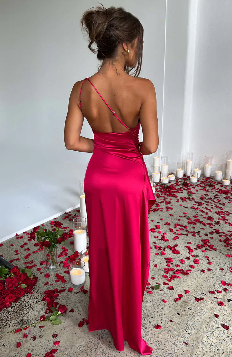 Stilla | Ensidig Maxi Dress