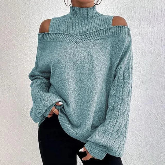 Stilla | Elegant Langærmet Off-Shoulder