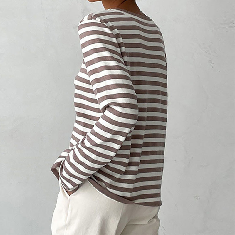Stilla | Moderne Stribede Bluse
