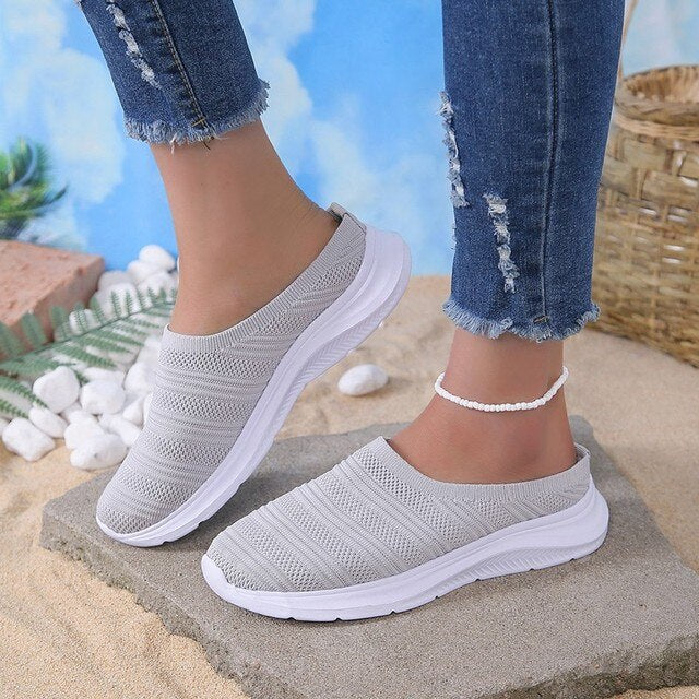 Stilla | Ensfarvede Slip-on Flade Sko
