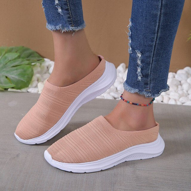 Stilla | Ensfarvede Slip-on Flade Sko