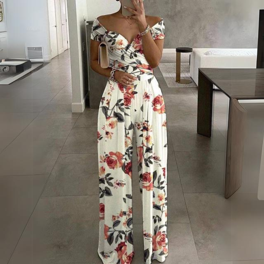 Stilla | Elegante Off Shoulder Jumpsuit