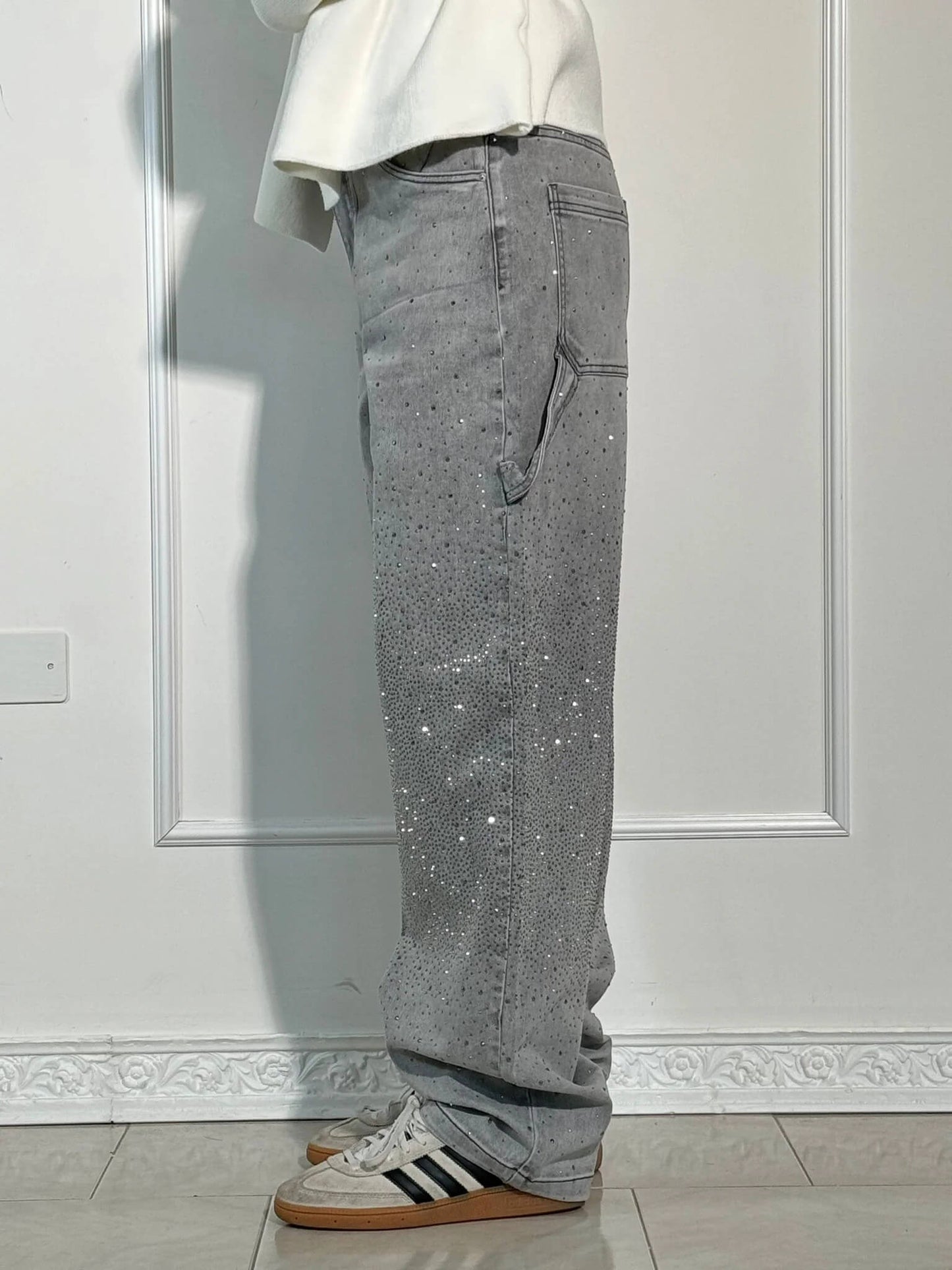 Stilla | Dekorativ Diamant Jeans